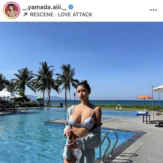 山田あいインスタグラム＠.yamada.aiii._より