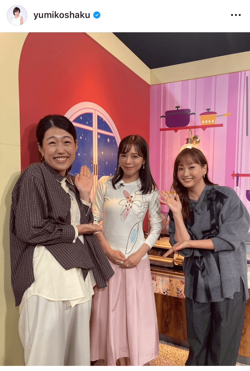 釈由美子 yumiko shaku_official (@yumikoshaku)さんのインスタグラムより