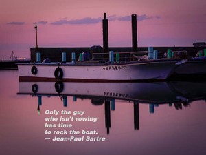 口ばかり挟んで動かない　そんな人に教えてあげたい、サルトルの名言