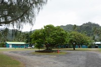 島南部にあるティティカベカ・カレッジ＝2022年6月24日、クック諸島ラロトンガ島、荒ちひろ撮影