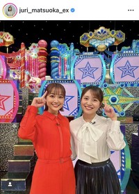 松岡朱里アナウンサーのインスタグラム＠juri_matsuoka_exより