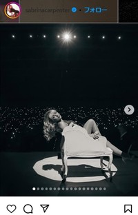 サブリナ・カーペンターのインスタグラム＠sabrinacarpenterより