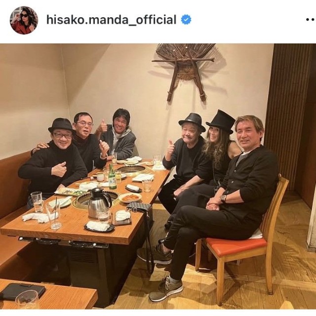 萬田久子インスタグラム＠hisako.manda_officialより