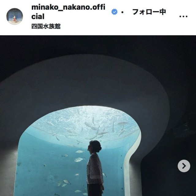 中野美奈子アナウンサーのインスタグラム＠minako_nakano.officialより