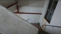 マンション内の非常階段（たむ旅さん提供）
