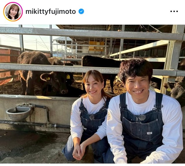 藤本美貴インスタグラム＠mikittyfujimotoより