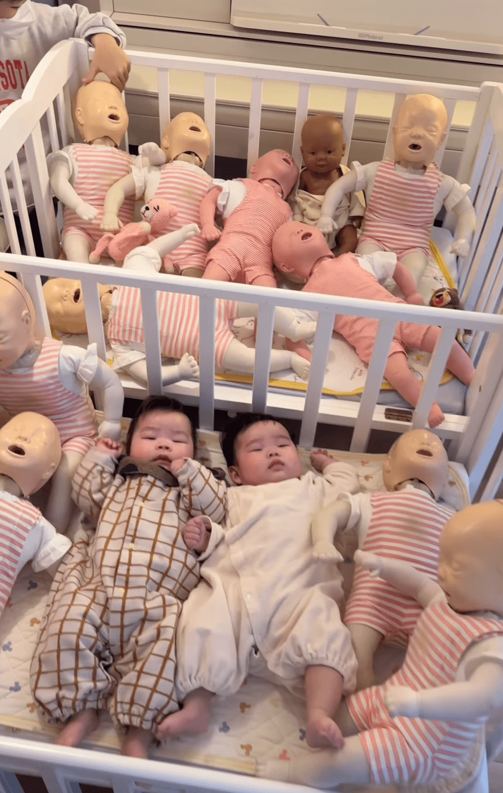 お兄ちゃんたちが考えた、「本物の赤ちゃんはどーれだ？」シリーズ（提供：@twins_5kidsさん）