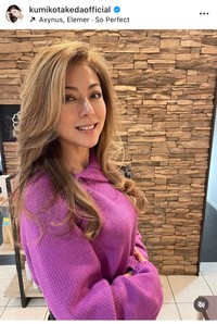 武田久美子インスタグラム＠kumikotakedaofficialより