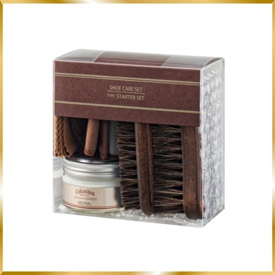 HANDS THE BEST 2025シューケア部門・靴磨きセット編1位：コロンブス×ハンズ シューケアスターターセット ニュートラル（提供画像）