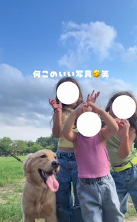 3姉妹とモナちゃん／ともさん（@tomo.home.06）提供