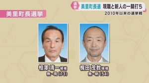 宮城・美里町長選挙告示　現職と新人の一騎打ちに