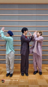 GENERATIONS from EXILE TRIBEの公式インスタグラム （@generations_official）より