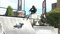 BMXフリースタイルパーク全日本選手権　大池選手が大技に挑戦　岡山市