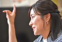 前田春香アナウンサー（撮影・出月俊成）