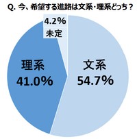 希望する進路（提供画像）