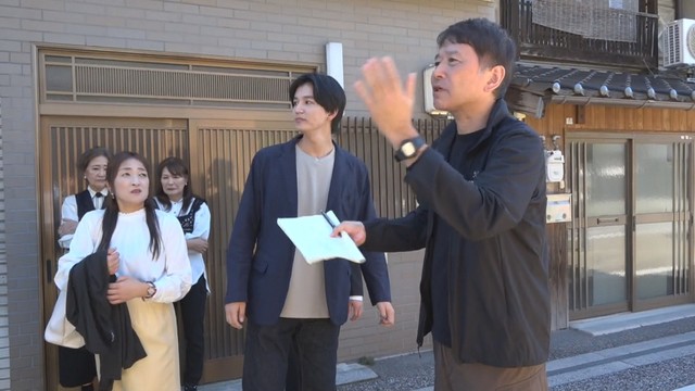 映画「キセキが、はじまる」撮影初日　津山市城東地区