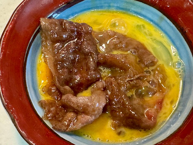 溶き卵をからめて…美味しそう～！！（画像提供：イナダシュンスケさん）