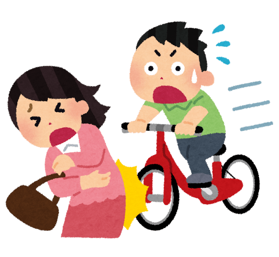 命に関わる重大事故にもなり得る自転車の危険運転