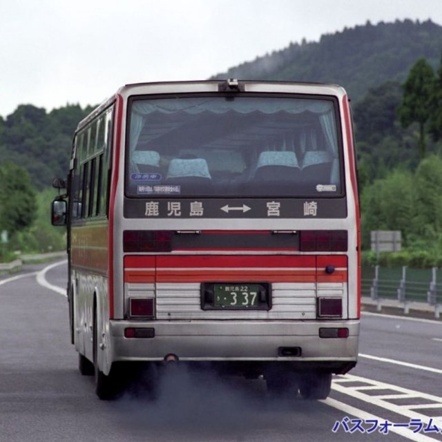 普段は趣味で鹿児島のバスを撮影している／しゅうさん（@busforumshuu）提供