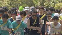 高松市でリレーマラソンの大会　110組が参加