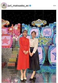 松岡朱里アナウンサーのインスタグラム＠juri_matsuoka_exより