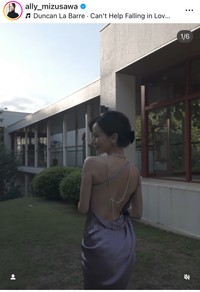 水沢アリー（@ally_mizusawa）さんのインスタグラムより