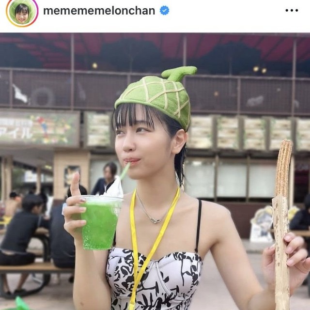 山口めろんインスタグラム＠memememelonchanより