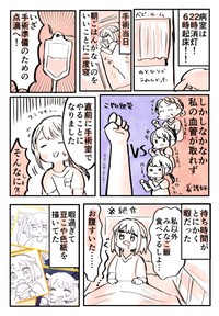 【漫画】『卵巣嚢腫摘出してきた！手術&入院レポ！！！』6　(C)明石こや