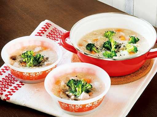 いちかわあやこさんの手作りごはん①　まぐろのほっこりスープ