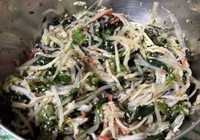 実家の母親から送られてきたレシピ「切り干し大根のナムル」＝こんでんえいねんしざいほうさんのX（@hiroju5555）より