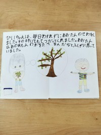 娘さんが幼いころに制作したという絵本／中村 陽子さん（@yokonakamura.cooking）提供
