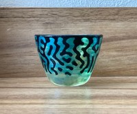 真鯖の日本酒グラス（提供：きりこ🦑止まらない飲酒さん）