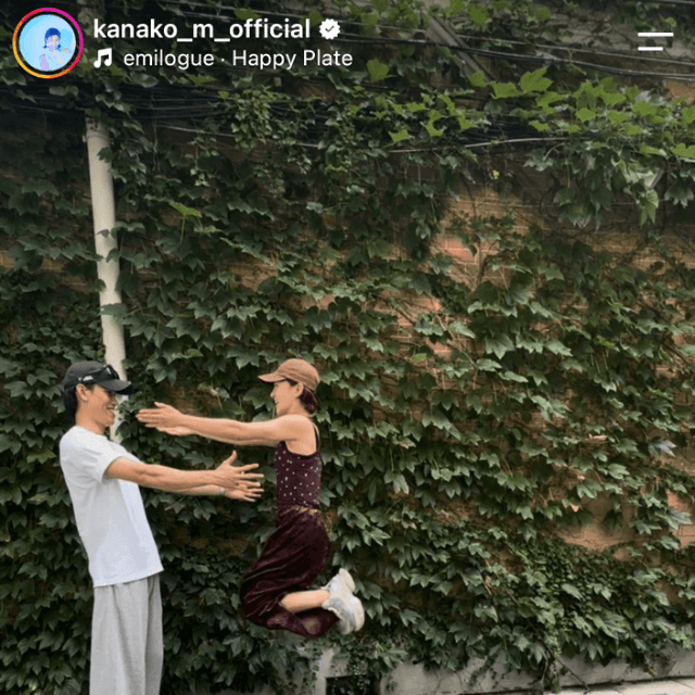 「我慢できず、1ヶ月で会いに行ってしもた！」（村上佳菜子(@kanako_m_official)さんのインスタグラムより）