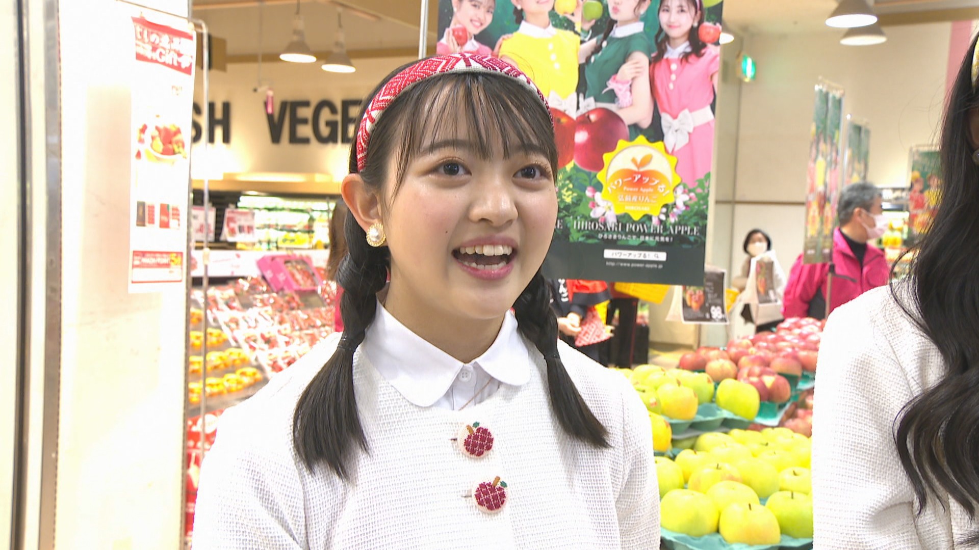 りんご娘 弘前産リンゴをPR 岡山 | KSBニュース | KSB瀬戸内海放送