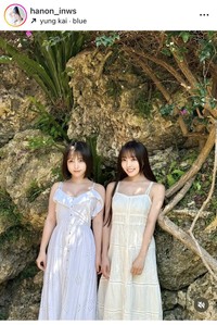 はのんまゆインスタグラム＠hanon_inwsより