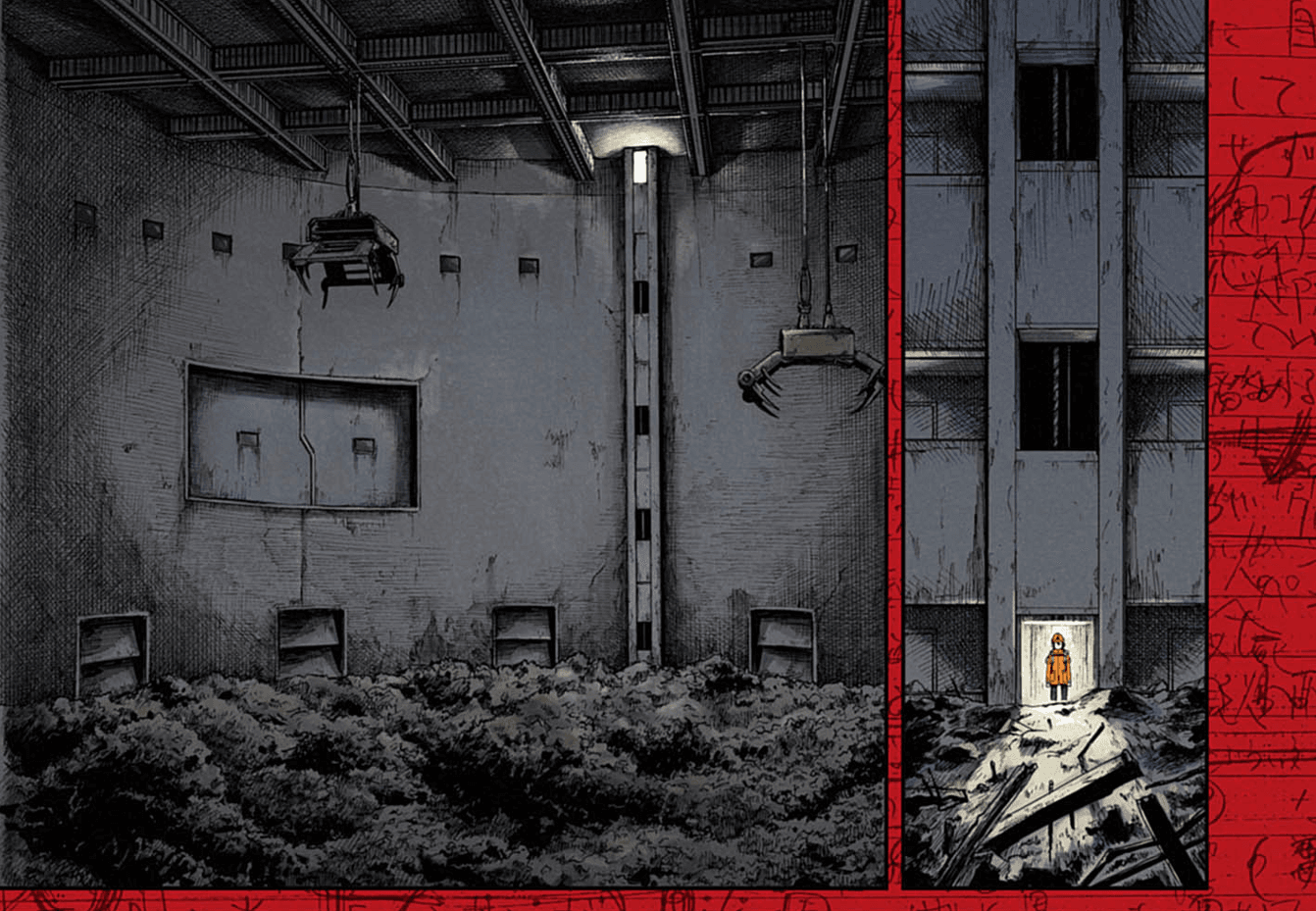 問題の7ページ目。背景の意味とは…？©南賀なん/小学館