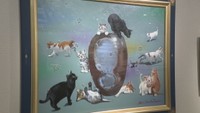 「群猫図」