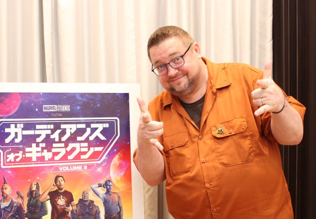 マーベル・コミックス編集長のC.B.セブルスキー氏（2023年5月4日、大阪市内で撮影）