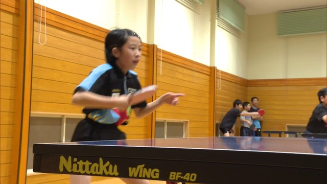 【聖火ランナー企画⑦】夢はオリンピック出場　卓球12歳以下の日本代表　玉野市の女子小学生