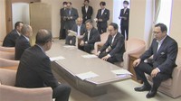 高松商工会議所会館を訪れた香川県の池田知事や香川労働局長ら