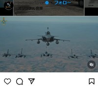 インド空軍のインスタグラム＠indianairforceより