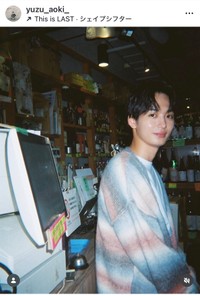 青木柚（@yuzu_aoki_）さんのインスタグラムより