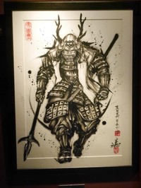 こうじょう雅之「真田幸村　日本一ノ図」＝２０１７年