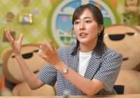 前田春香アナウンサー（撮影・出月俊成）