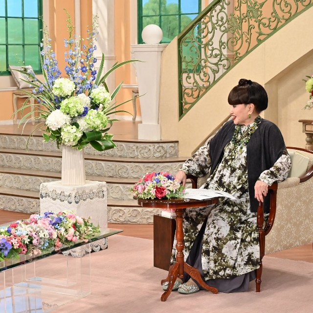 「徹子の部屋」 (右から)黒柳徹子、パックン＝テレビ朝日提供