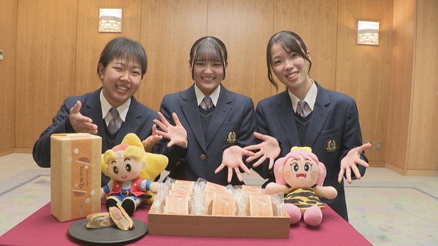 高校生が考案「どらきび」1個280円（税別）