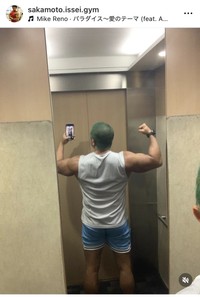 坂本一生インスタグラム＠sakamoto.issei.gymより
