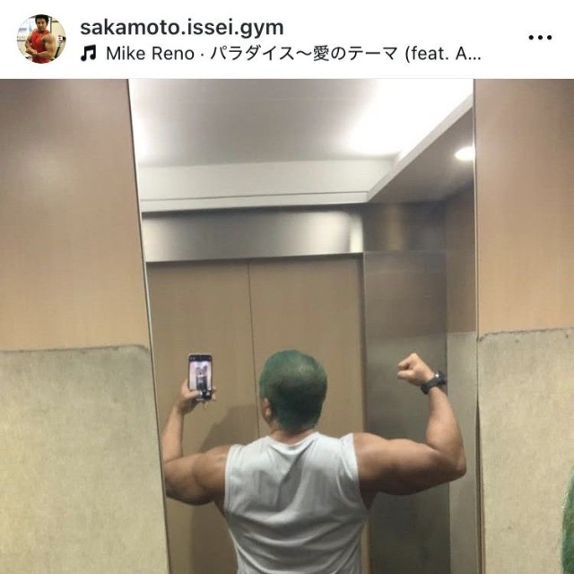 坂本一生インスタグラム＠sakamoto.issei.gymより