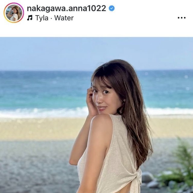 中川安奈アナウンサーのインスタグラム＠nakagawa.anna1022より