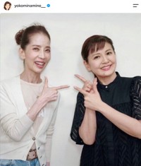 「NHK夏の音楽祭うたであえたら2026」に出演した南野陽子さん（右）と増田惠子さん（南野陽子さんの公式インスタグラムから）